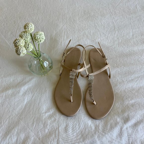 Express Rhinestone Sandals - Picture 2 of 3